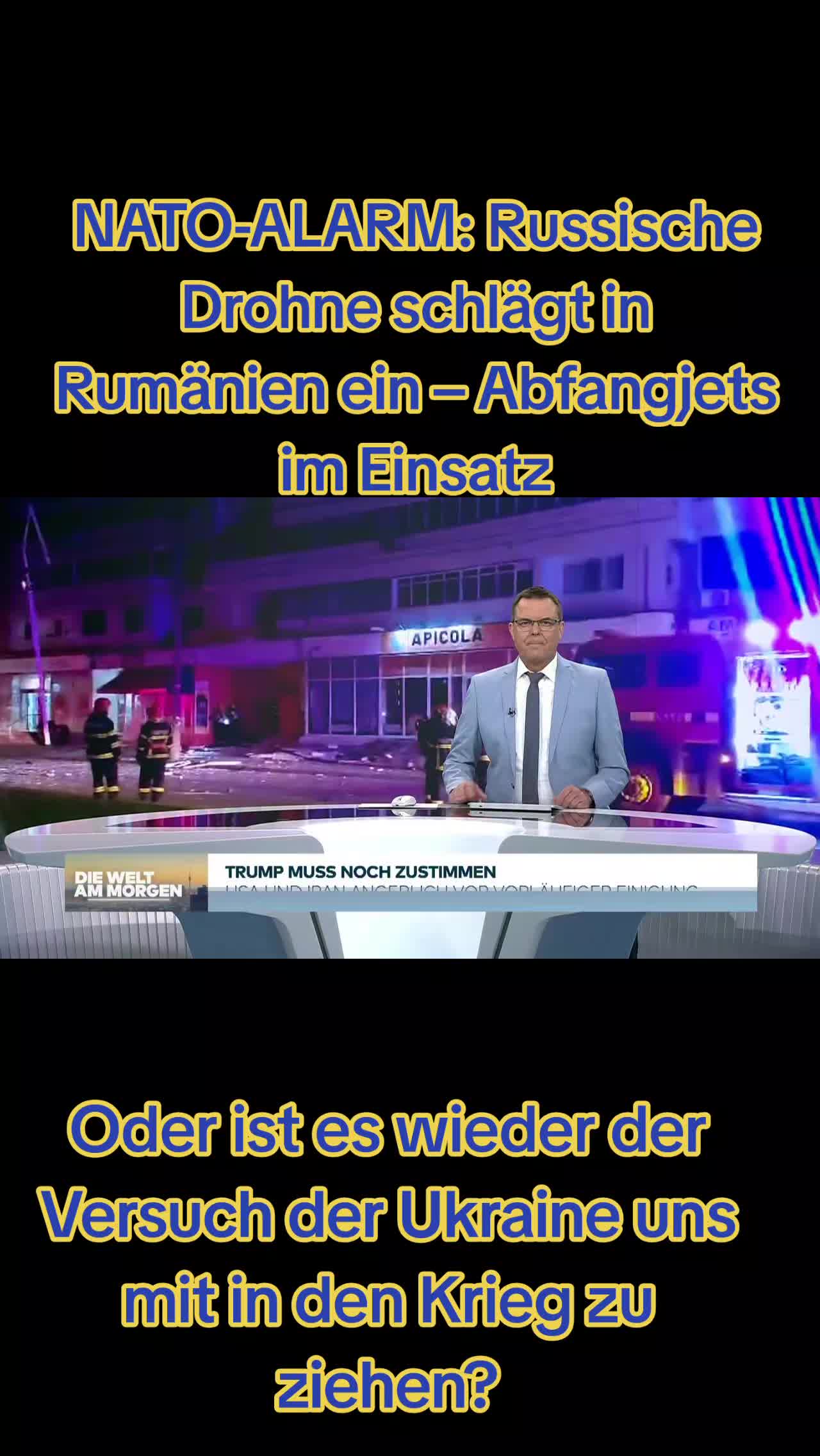 ALERTE OTAN : un drone russe frappe la Roumanie – des avions intercepteurs en action