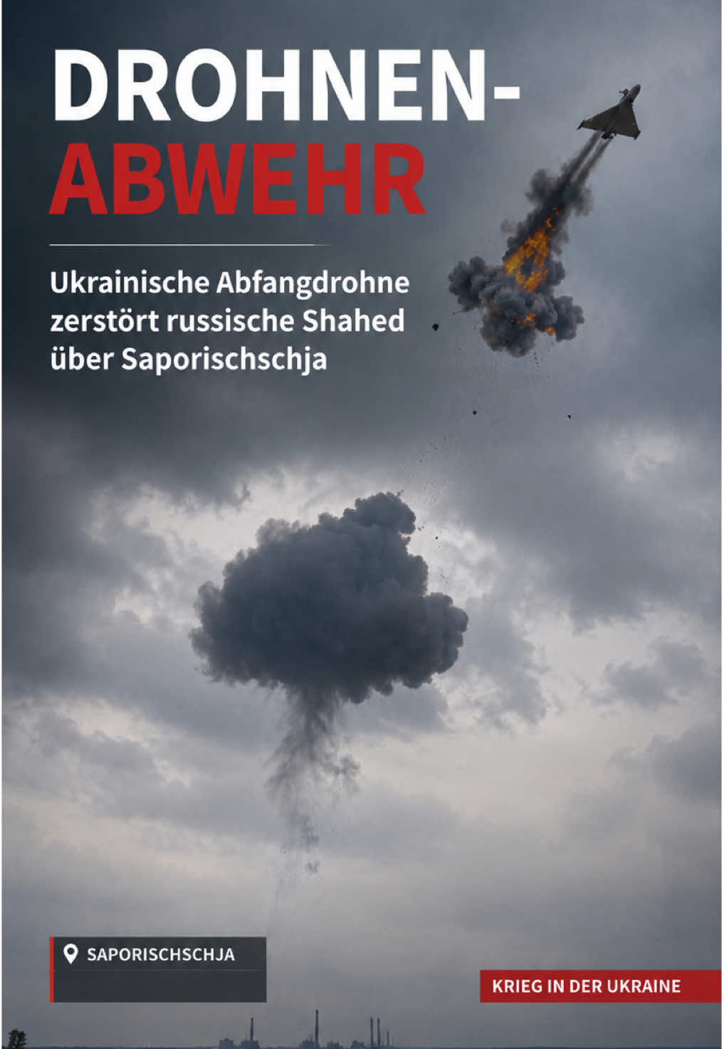 Scènes dramatiques au-dessus de Zaporizhzhia : opération de drone intercepteur ukrainien
