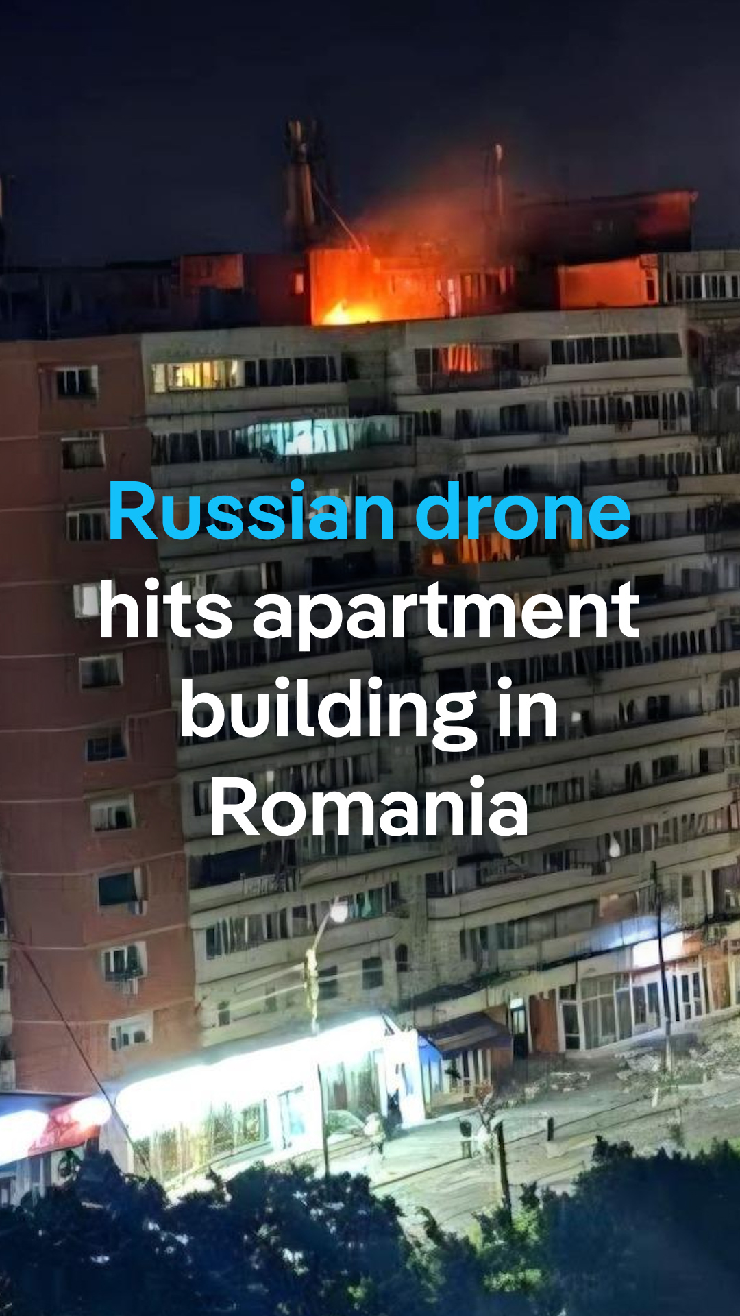 Un drone russe impliqué dans une attaque nocturne contre l'Ukraine s'est écrasé sur une résidence
