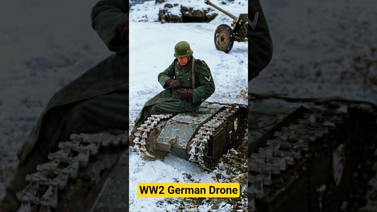 WW2 First Ground Drone: The German Goliath