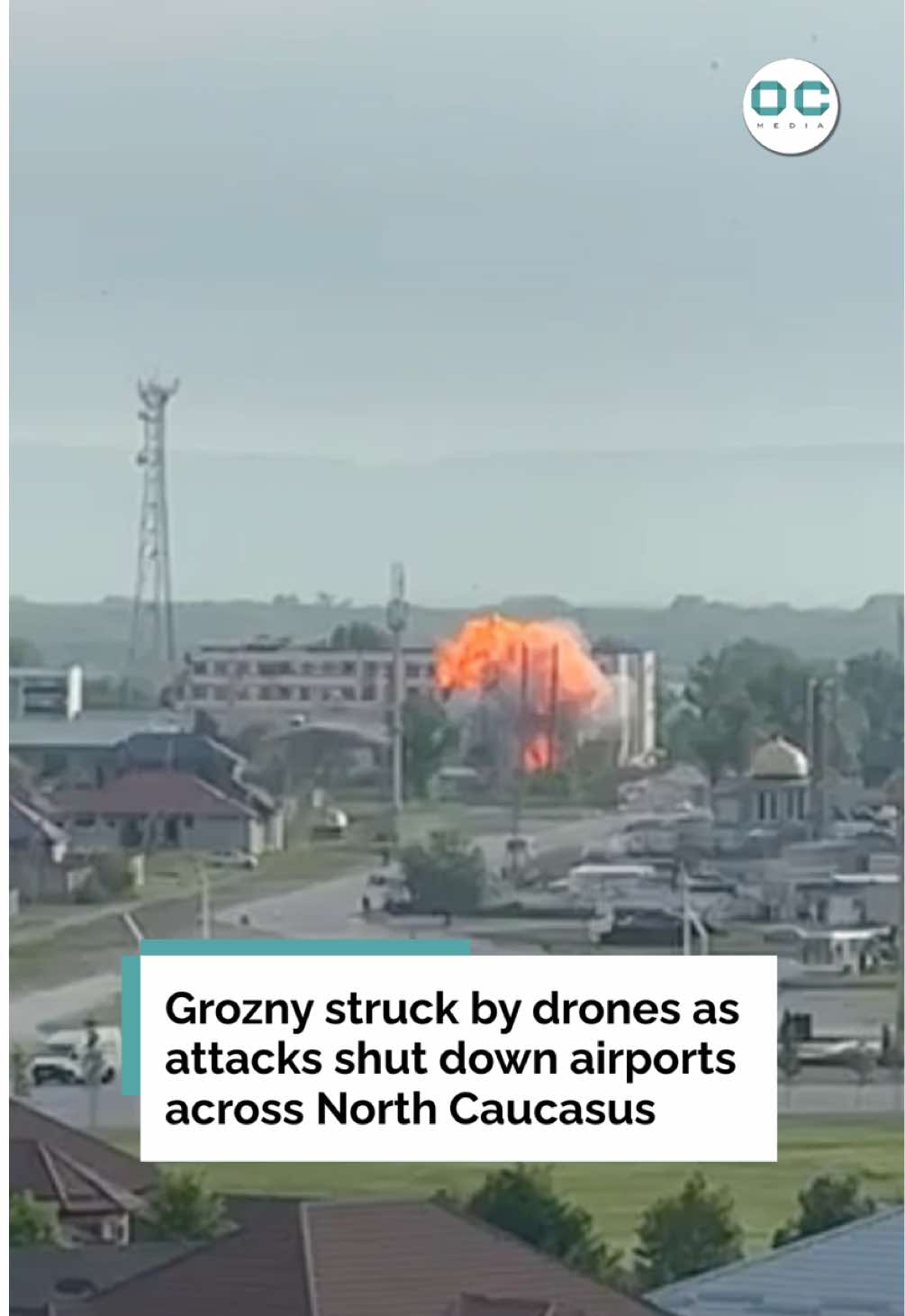 Des drones ont frappé la capitale tchétchène Grozny vendredi matin alors que l'ensemble du pays
