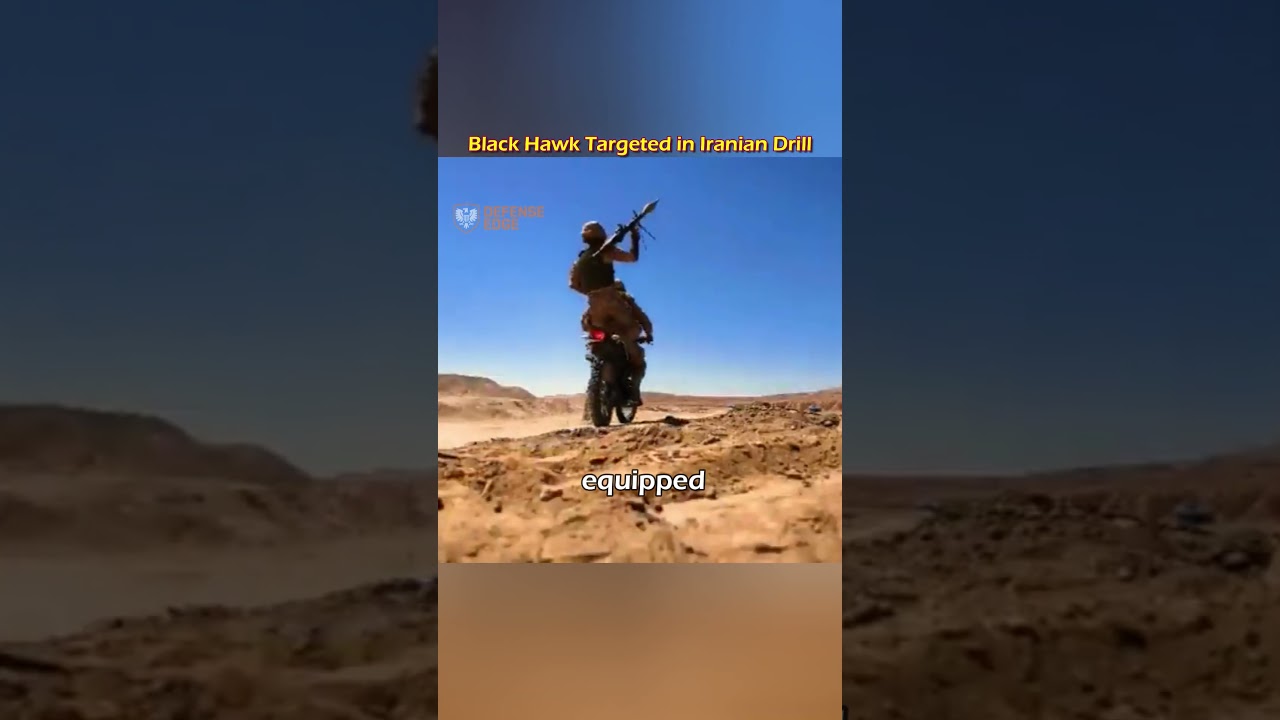 Iran Tests FPV Drone Attack on Black Hawk in Surprise Military Drill