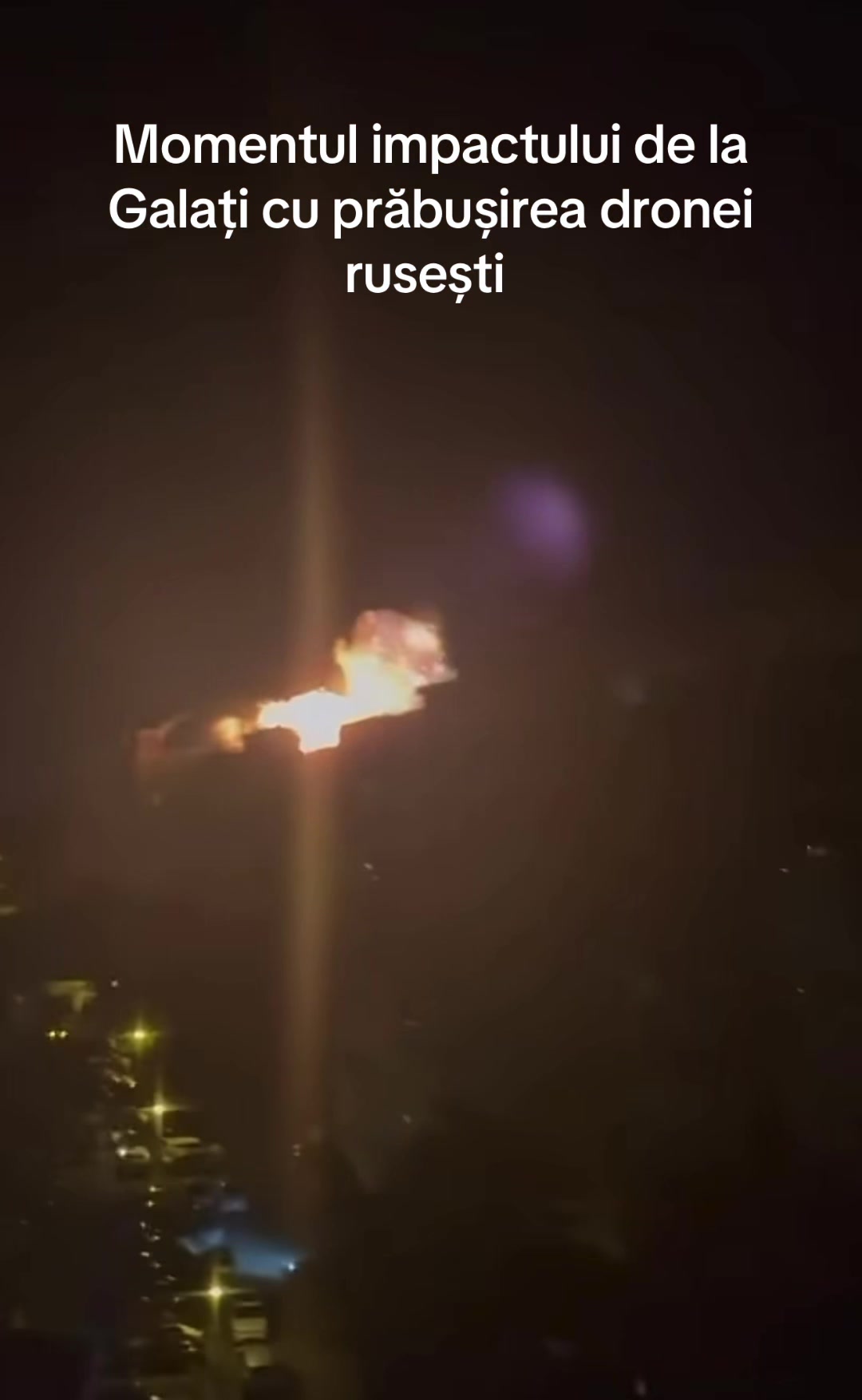 Au moment de l'impact de Galati avec le drone russe, 2 personnes sont blessées