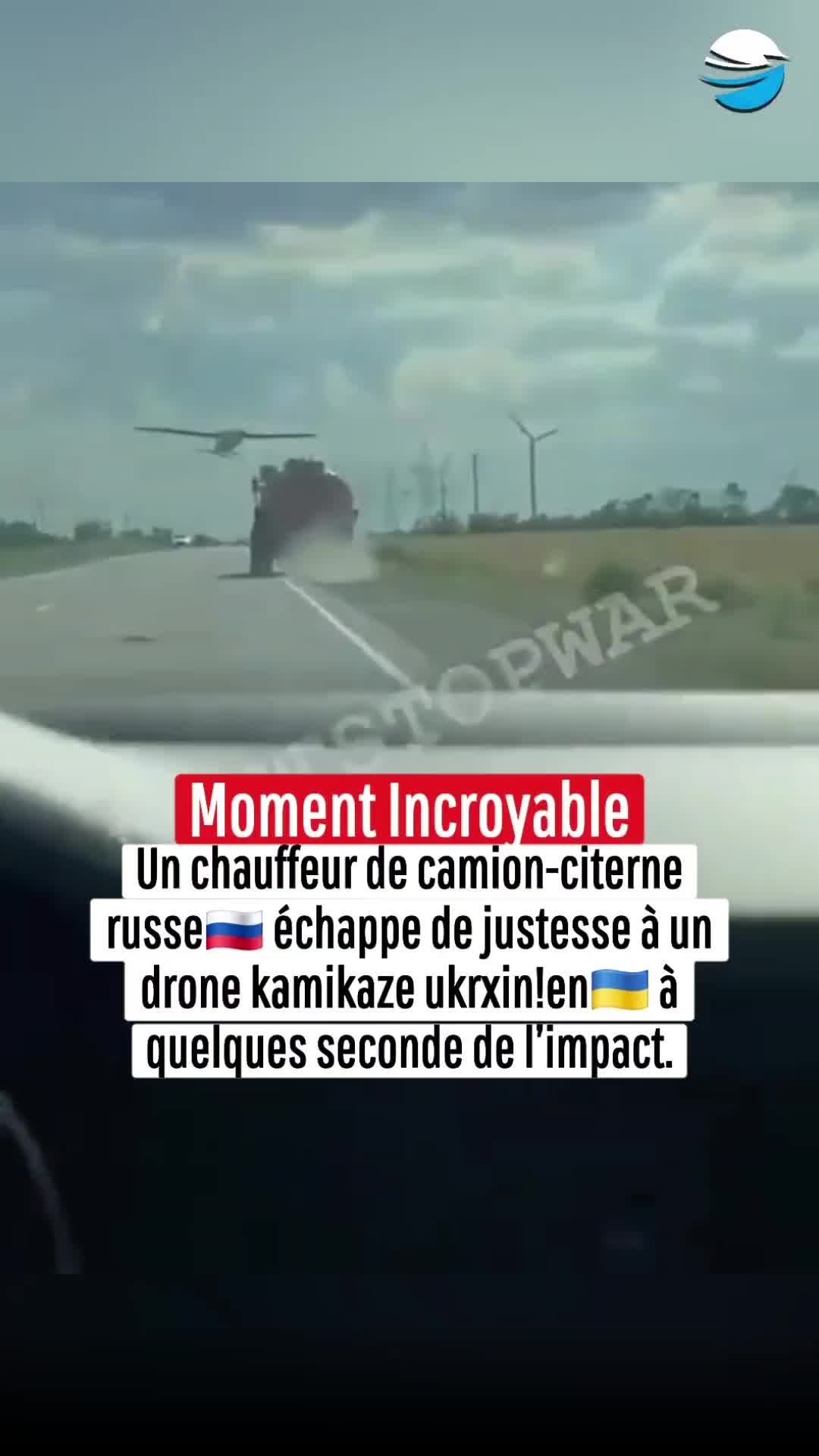Guerre Russ!e-Ukrx!ne : un chauffeur de camion-citerne russe échappe de justess