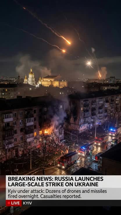 L'attaque russe à grande échelle contre l'Ukraine fait quatre morts et des dizaines de blessés.