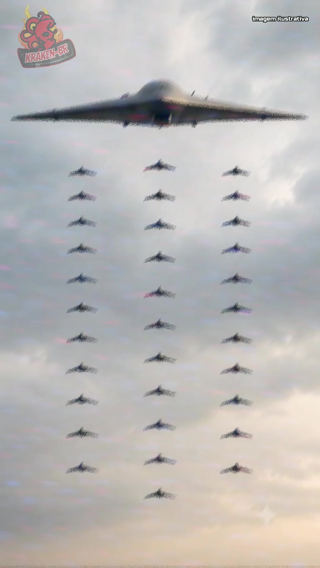 L’Iran a-t-il testé une nouvelle formation de drones ? L’Iran a peut-être franchi une nouvelle étape