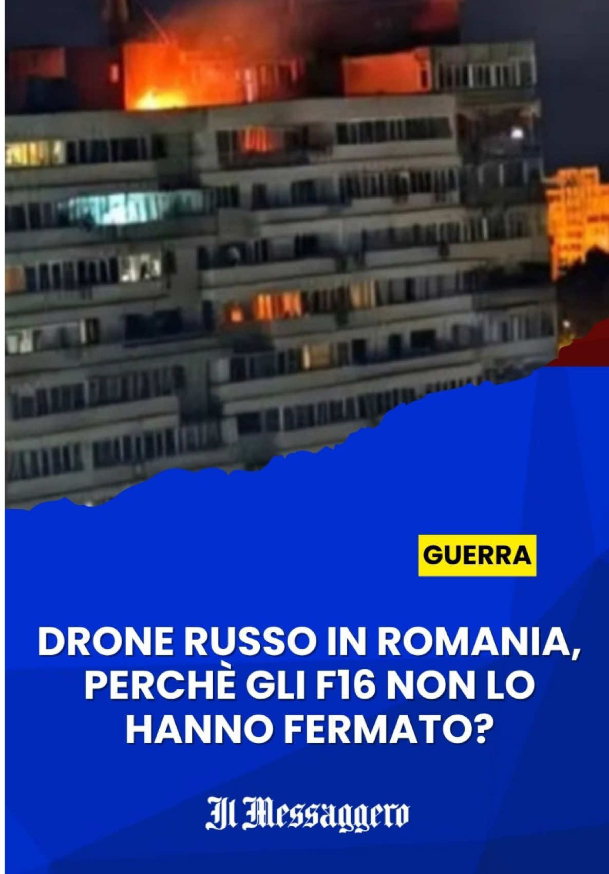 Une pluie de drones contre Odessa, puis l'accident. L'un d'eux s'écrase