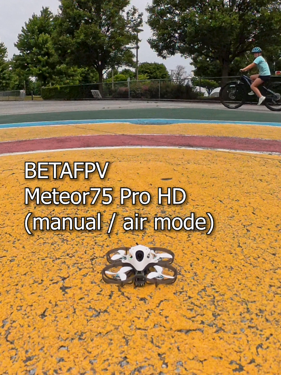 Lancement manuel à plein régime BETAFPV Meteor75 Pro HD