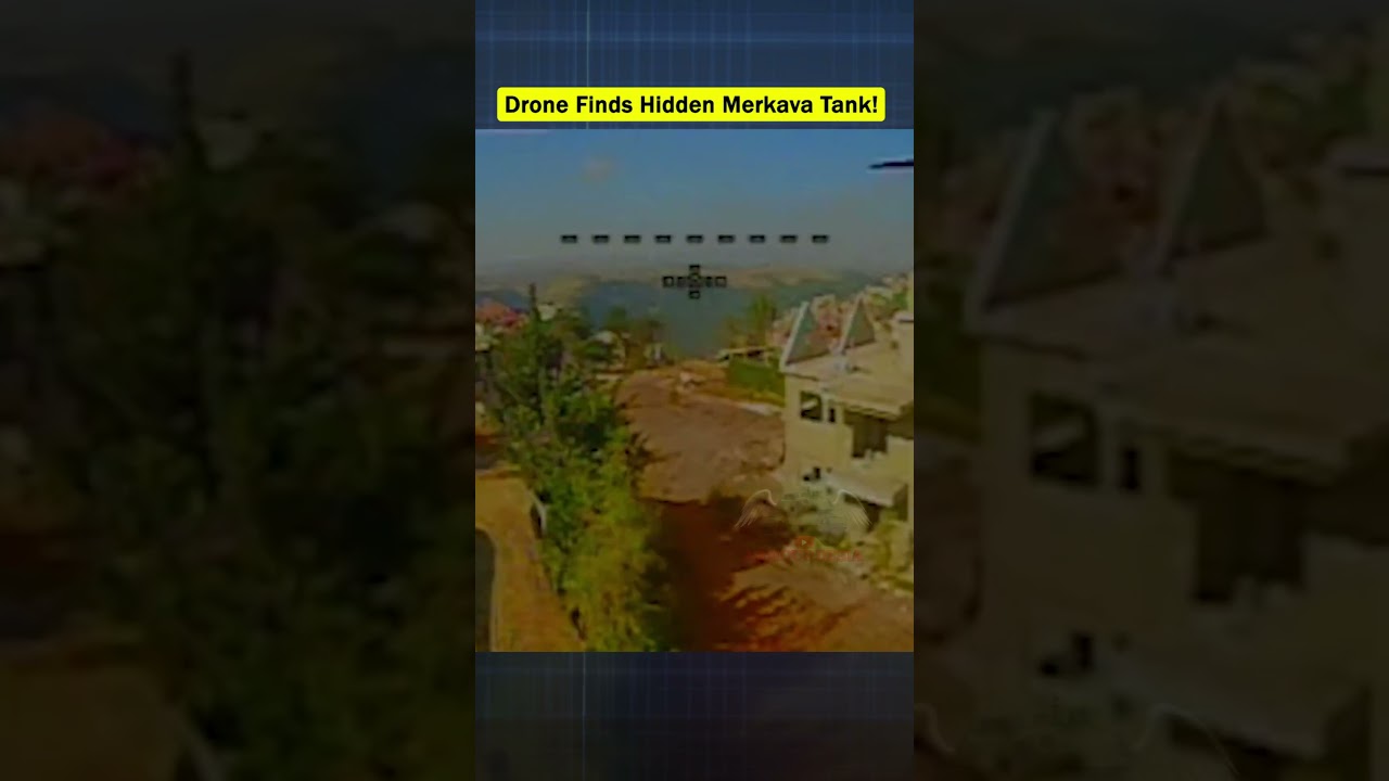 FPV Drones Hit Hidden Israeli Armored Vehicles!! #shorts