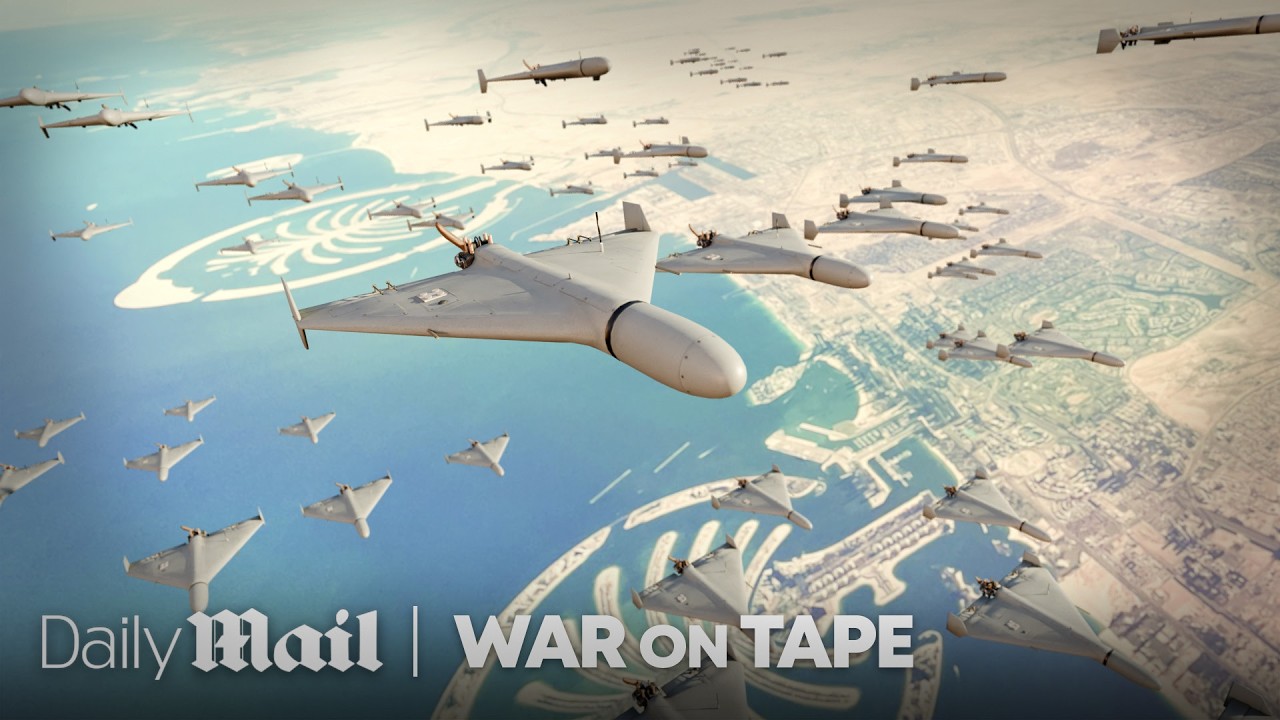 Iran's Shahed drones are a nightmare to stop | War On Tape | Daily Mail