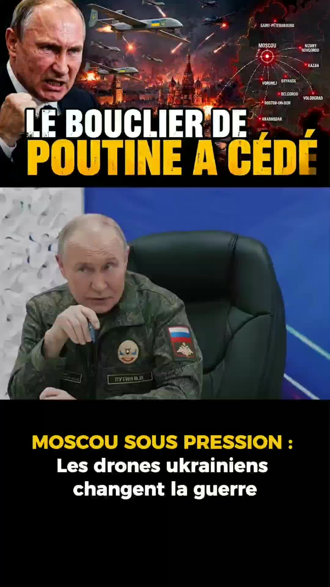MOSCOU SOUS PRESSION : Les drones ukrainiens changent la guerre