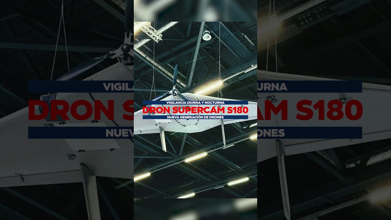🚨🛸 Rusia presenta el dron Supercam S180 para la guerra moderna