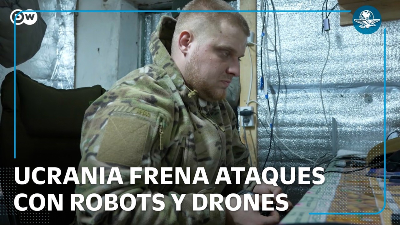 Ucrania frena ataques rusos con robots terrestres y drones