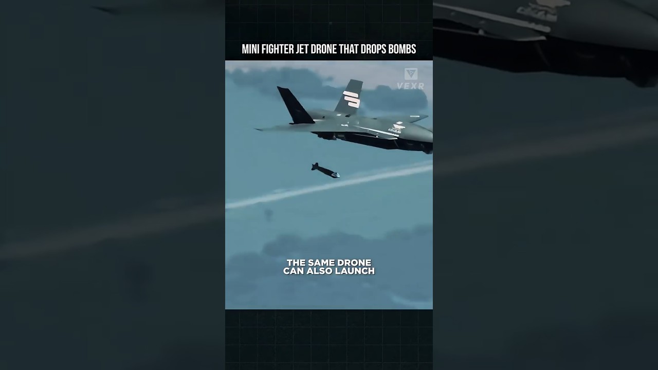 Mini Fighter Jet Drone That Drops Bombs