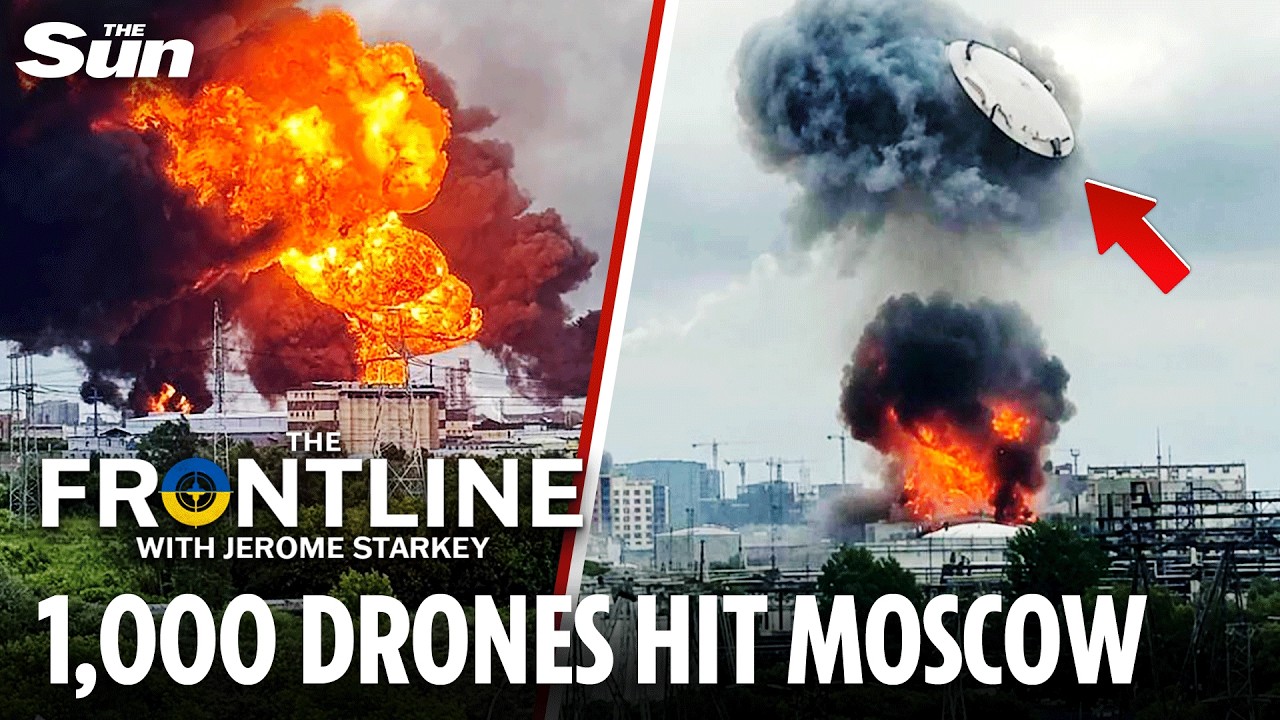 'Moscow will burn': Ukraine's defiant warning after launching largest drone strike of the war