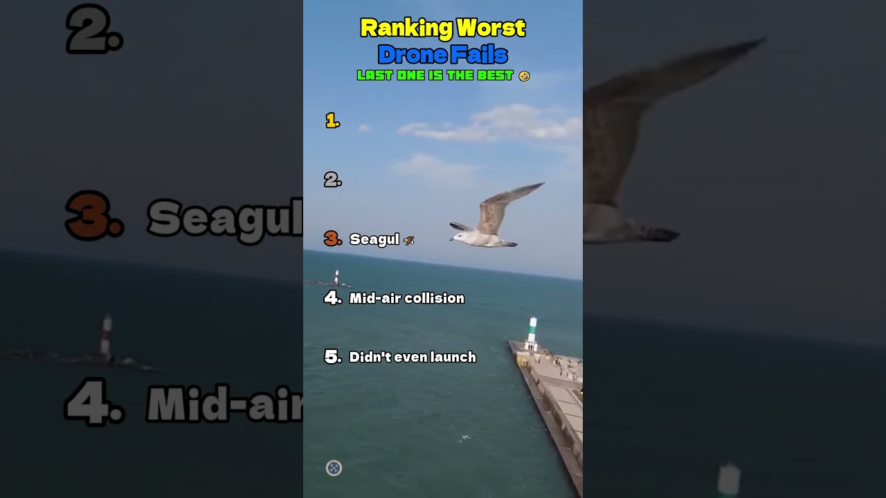 Ranking Worst Drone Fails 🚁 #shorts #ranked