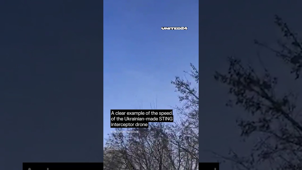 Lightning Speed of Ukrainian Sting Interceptor Drone #warinukraine
