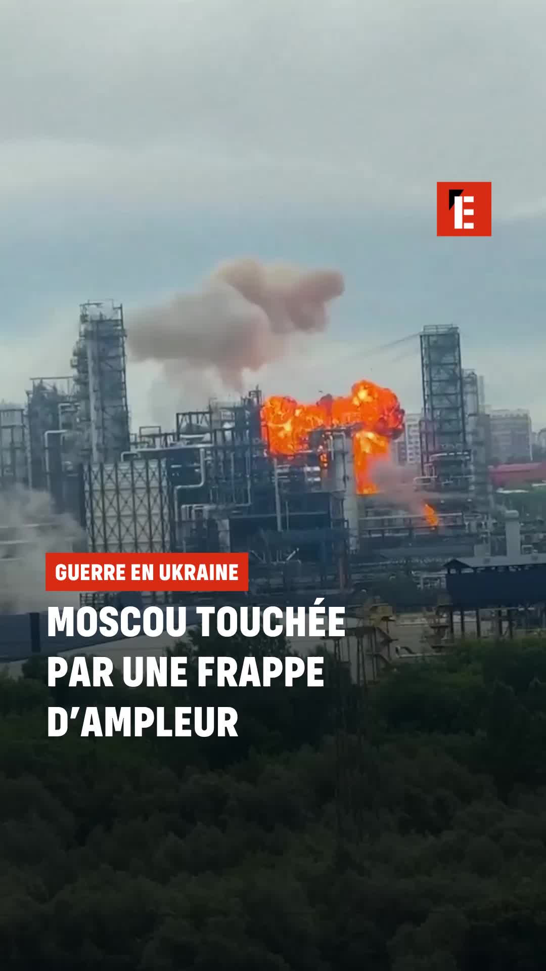 Moscou vient de subir la plus importante frappe de drones ukrainiens depuis de