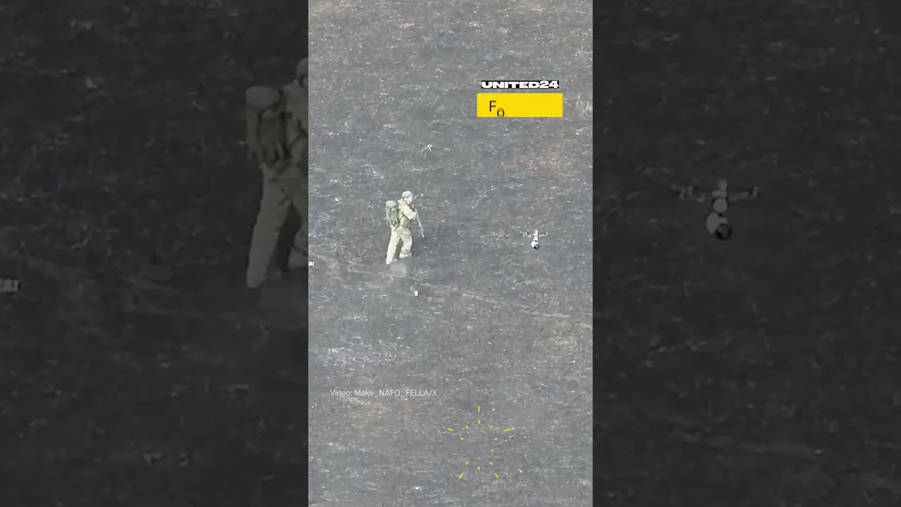 Ukrainian Drone Targeted Another Russian Invader #warinukraine