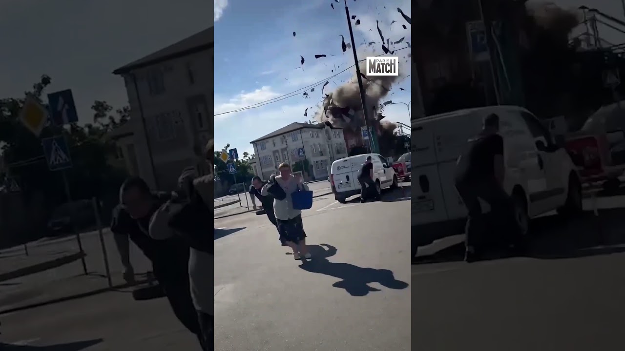 Un drone frappe le cœur de Kharkiv 🚨 #ukraine #ukrainewar #drone #guerre #war #russia #russie #info