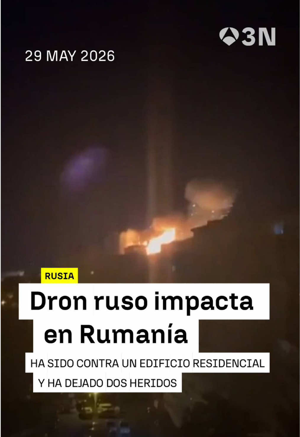 Un drone russe percute un immeuble résidentiel en Roumanie et laisse plusieurs heures