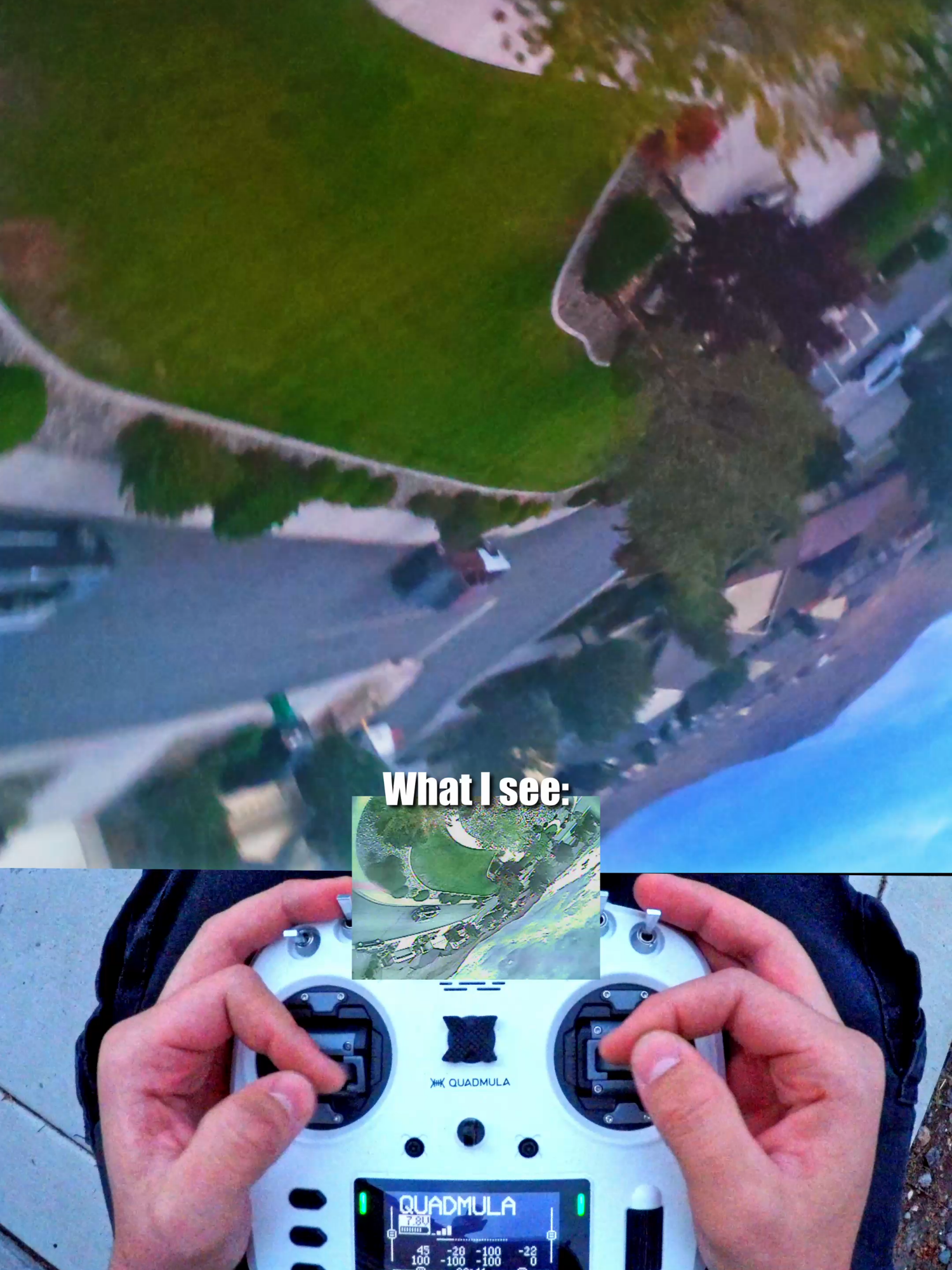 Ce que tu vois versus ce que je vois /