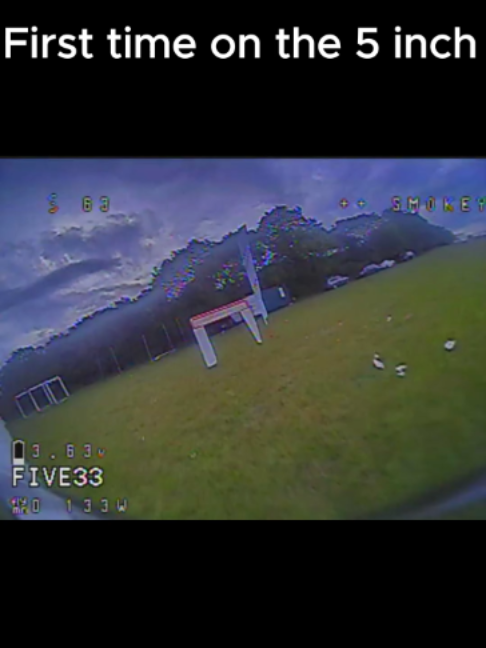 première fois sur mon 5 pouces chez Ware FPV