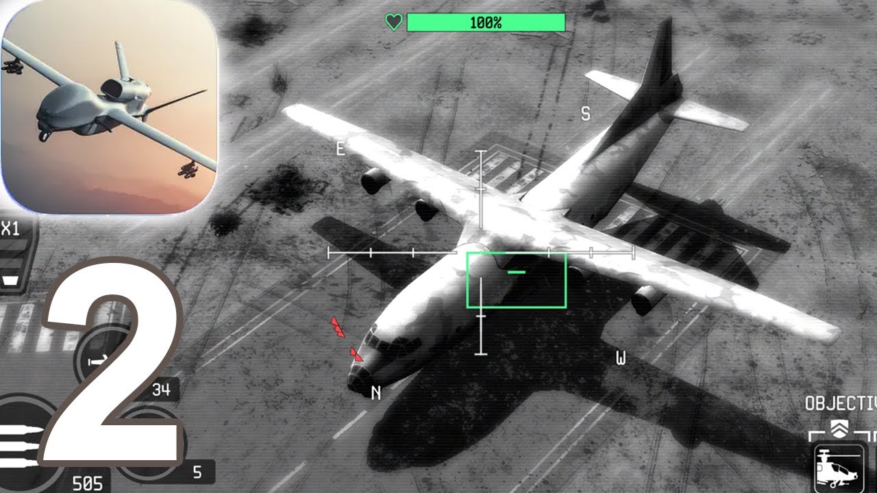 War Drone Level 7 - Gameplay Walkthrough Part 2 (iOS Android)