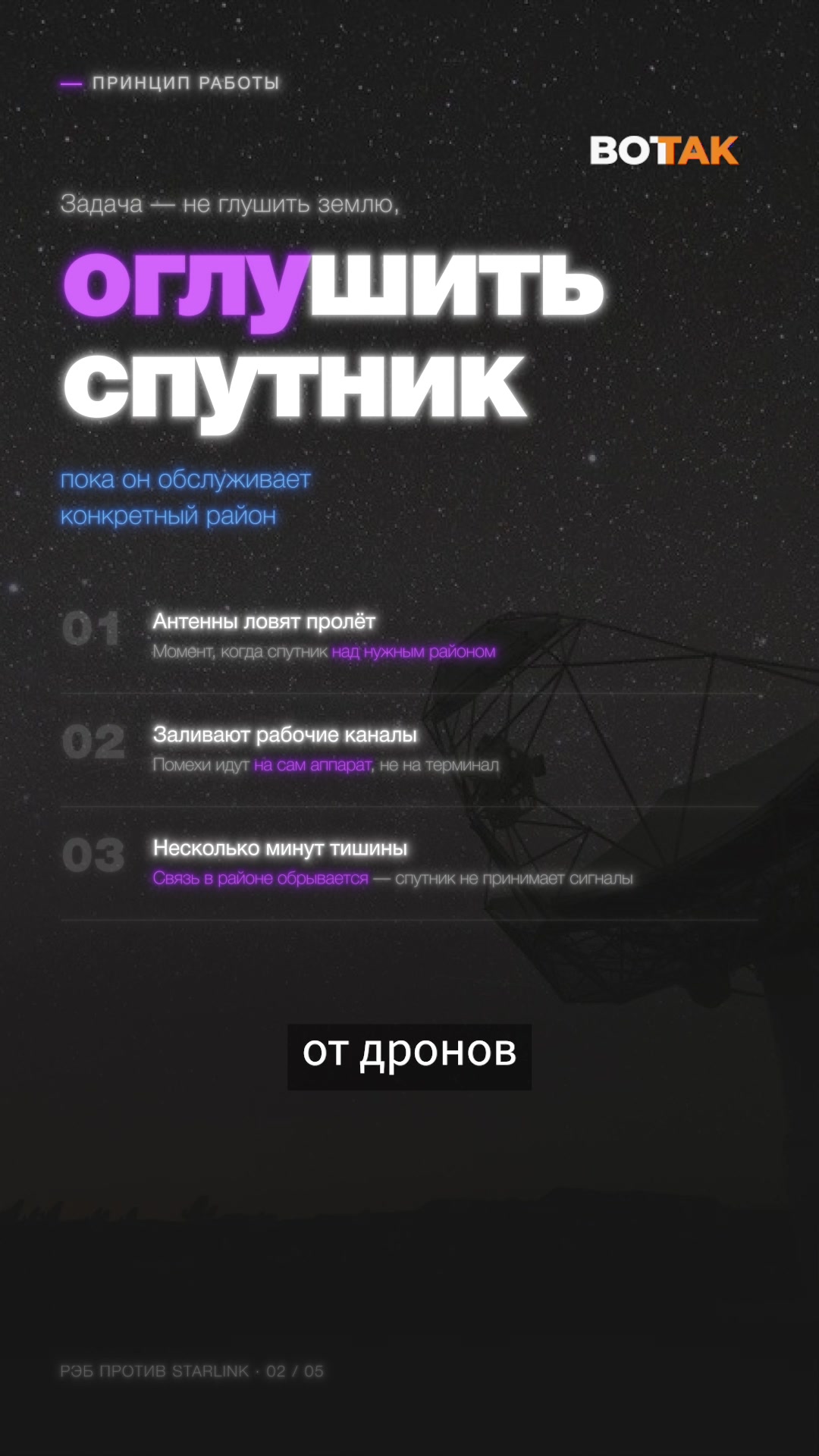 La Russie a créé le « tueur Starlink » ? Voyons ça