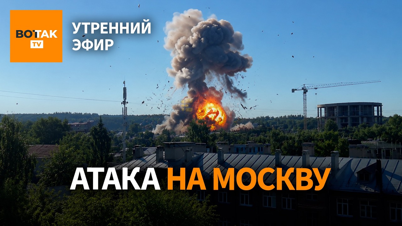 ‼️Сотни дронов атаковали Россию. Паника элит в РФ. Минск угрожает Украине / Утренний эфир