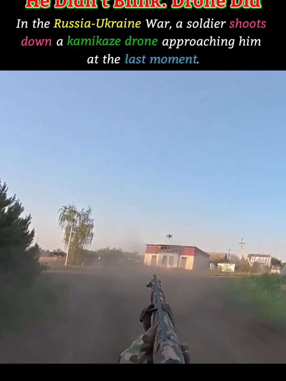 Il n'a pas cligné des yeux, Drone l'a fait