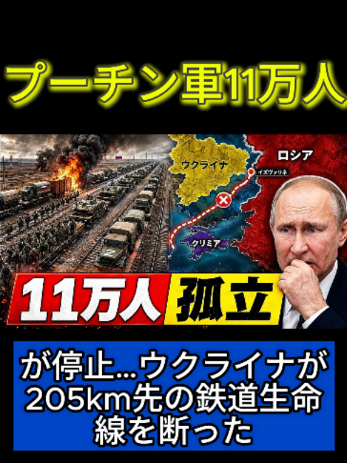 110 000 soldats de Poutine arrêtés... L'Ukraine a coupé la ligne de vie ferroviaire à 205 km de là Guerre des drones Ukraine Russie