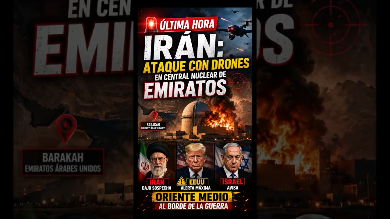 🚨 IRÁN DESATA EL CAOS: Ataque con drones a central nuclear en Emiratos