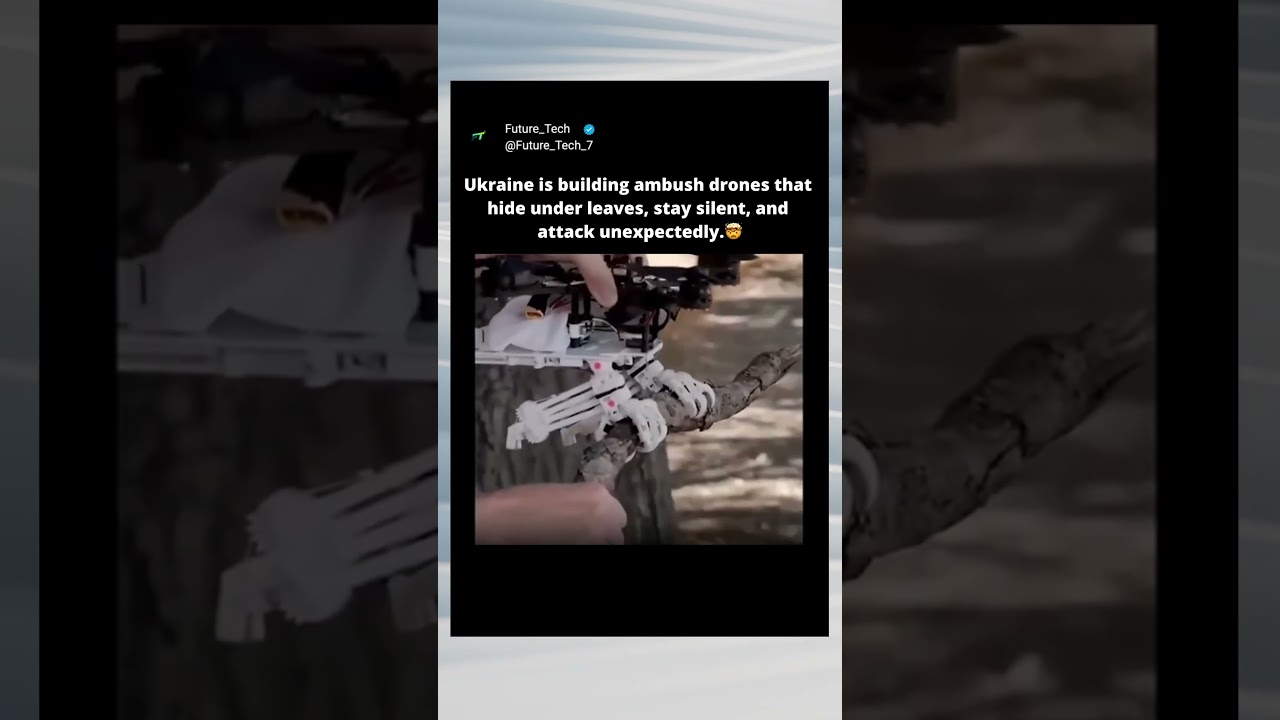 Ukraine’s "Ghost" Drone with Real TALONS! 🤯🦅#shorts