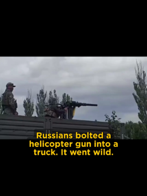 La Russie installe des canons d'hélicoptère sur des camionnettes pour lutter contre les drones ukrainiens