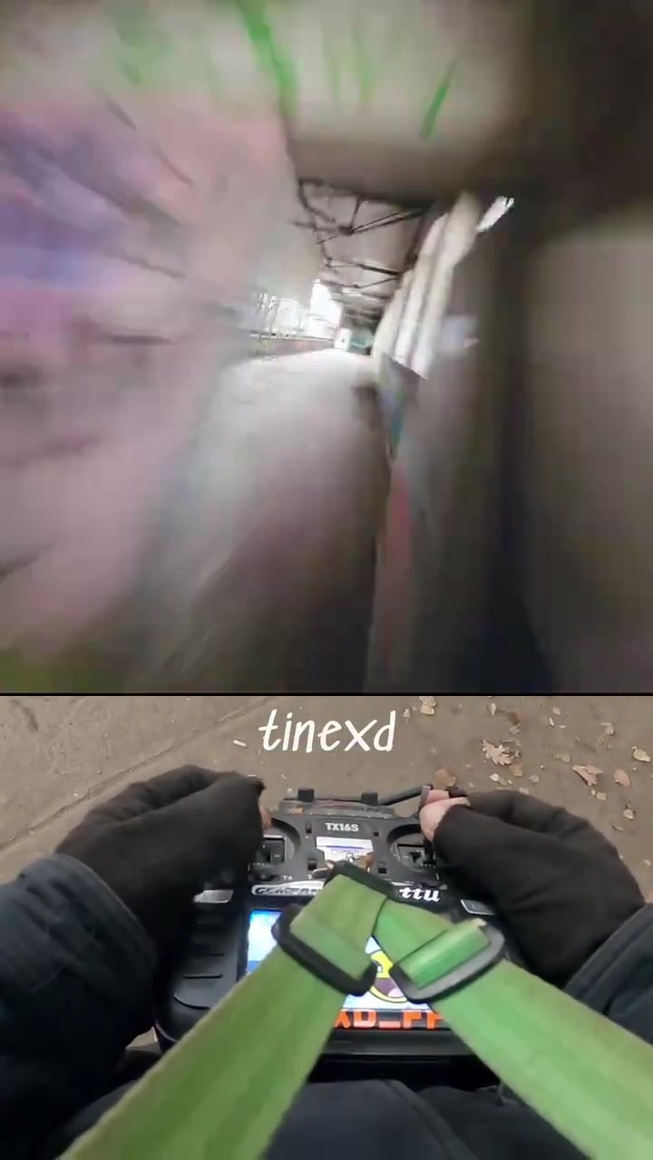 Course FPV à travers la forêt !
