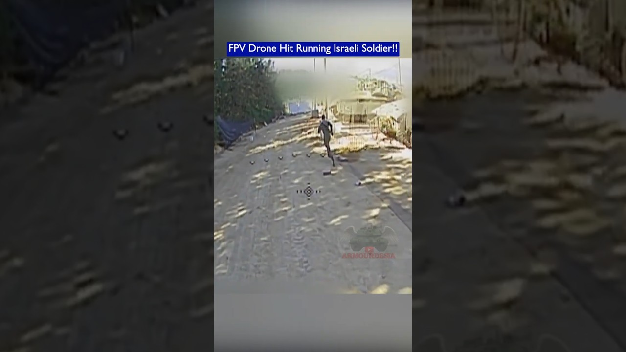 Hezbollah FPV Drone Infiltrates Israeli Base Full of Merkava Tanks!!