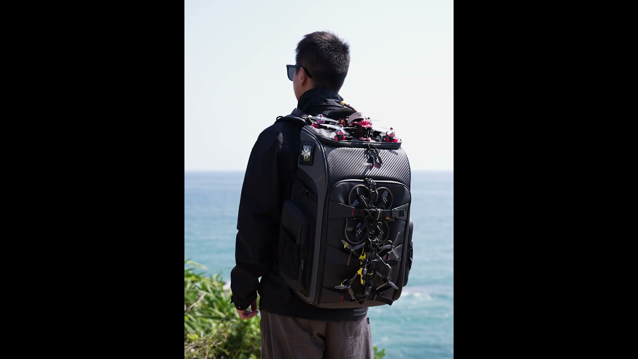 How much FPV gear can one backpack hold? #FPV #DRONE #DroneGear #Pilot #DroneLife #Travel