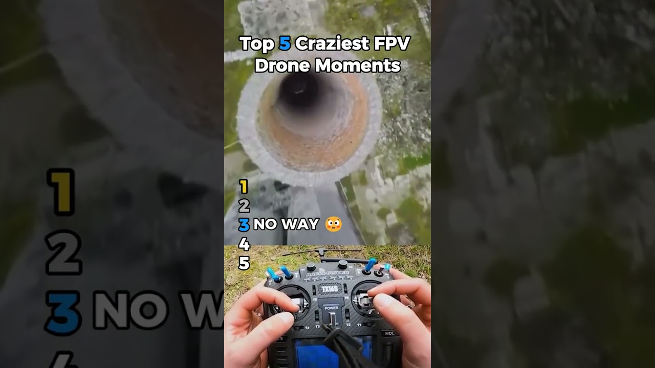 Top 5 Craziest FPV Drone Moments 🚁