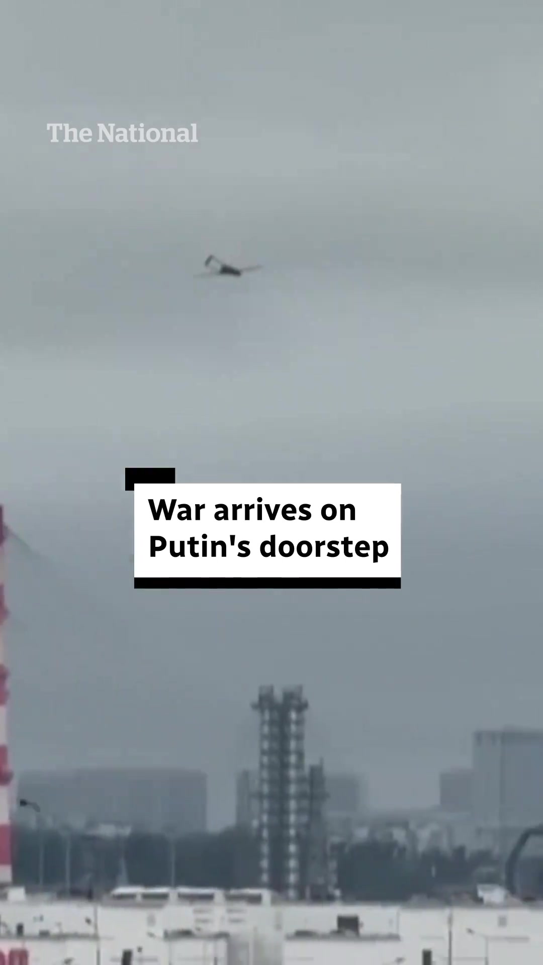 "La guerre de Poutine a enfin atteint Moscou." L'Ukraine a récemment lancé un vaste projet
