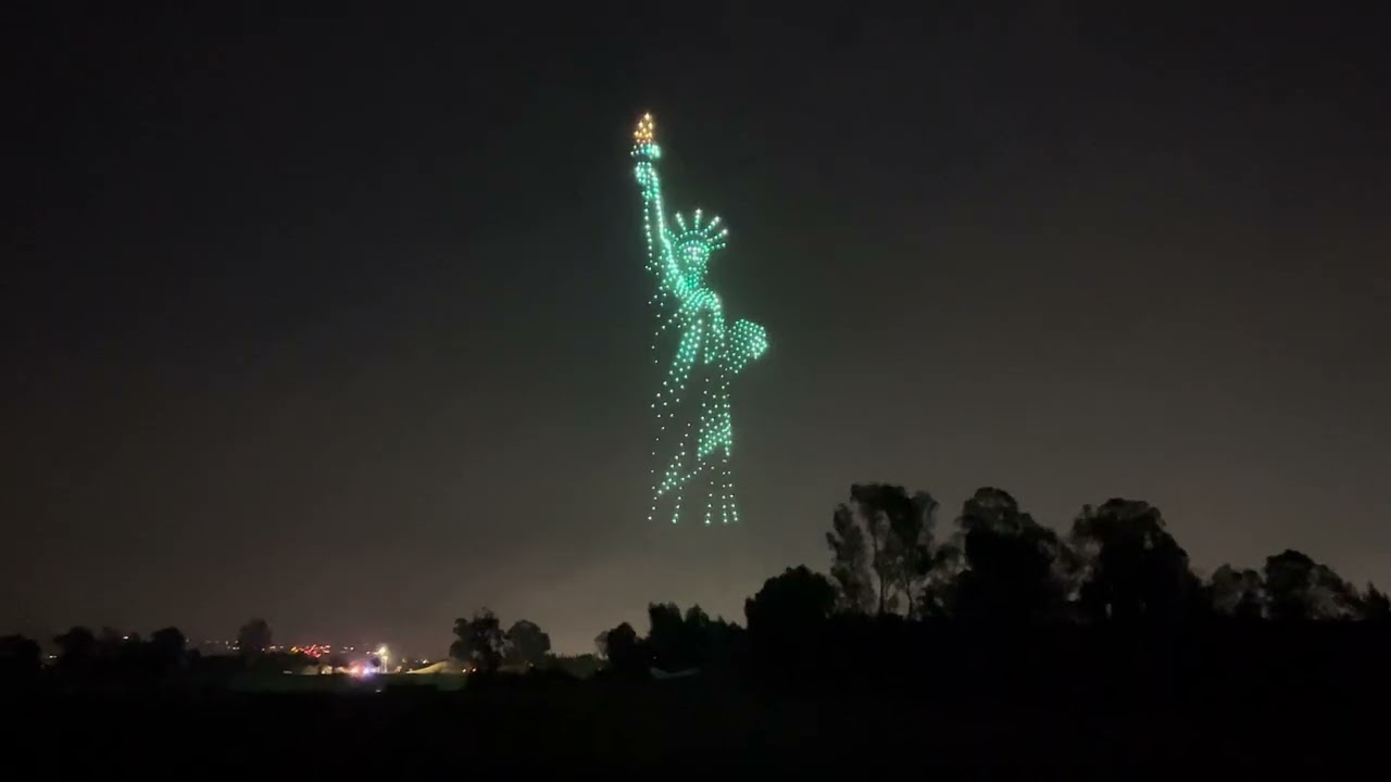 4 of July 2026 drone show at San Jose California