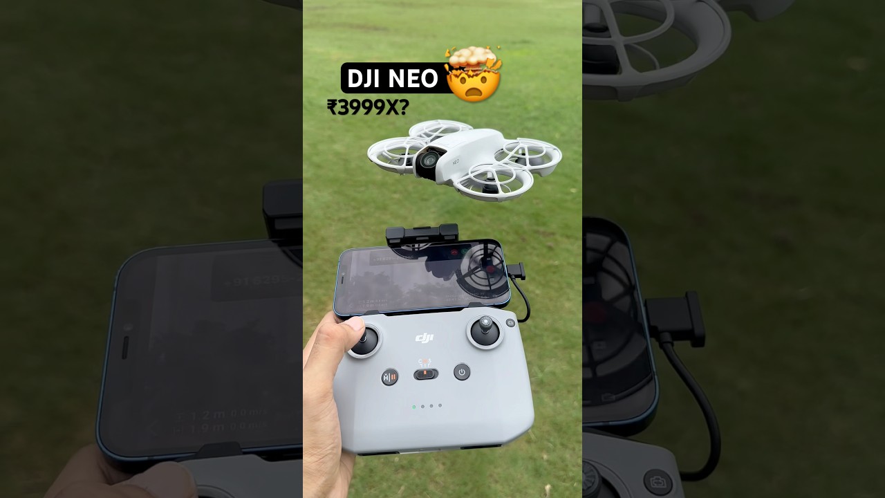 Best drone Dji Neo 🔥 combo pack 5km + range 4k camera cheapest price, flying test, camera footage