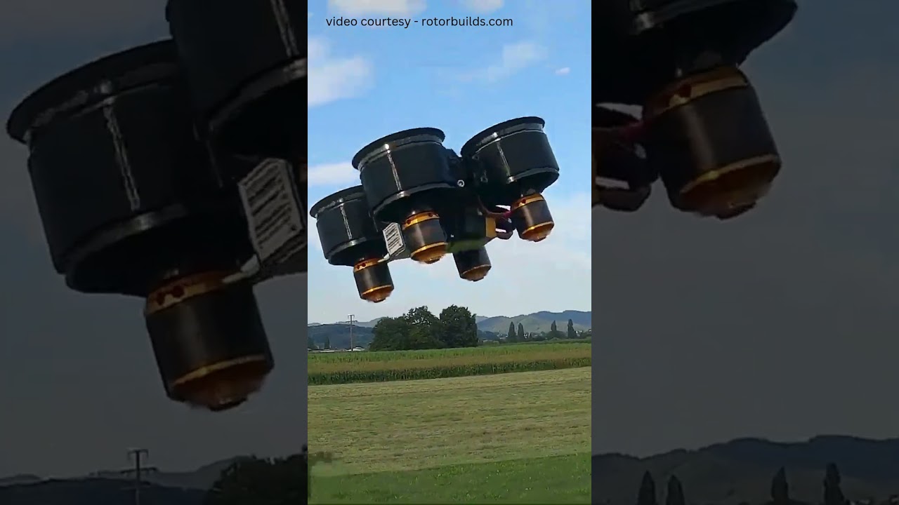 🚀 EDF Quad Drone – The Future of Jet-Powered Flight Is Here!