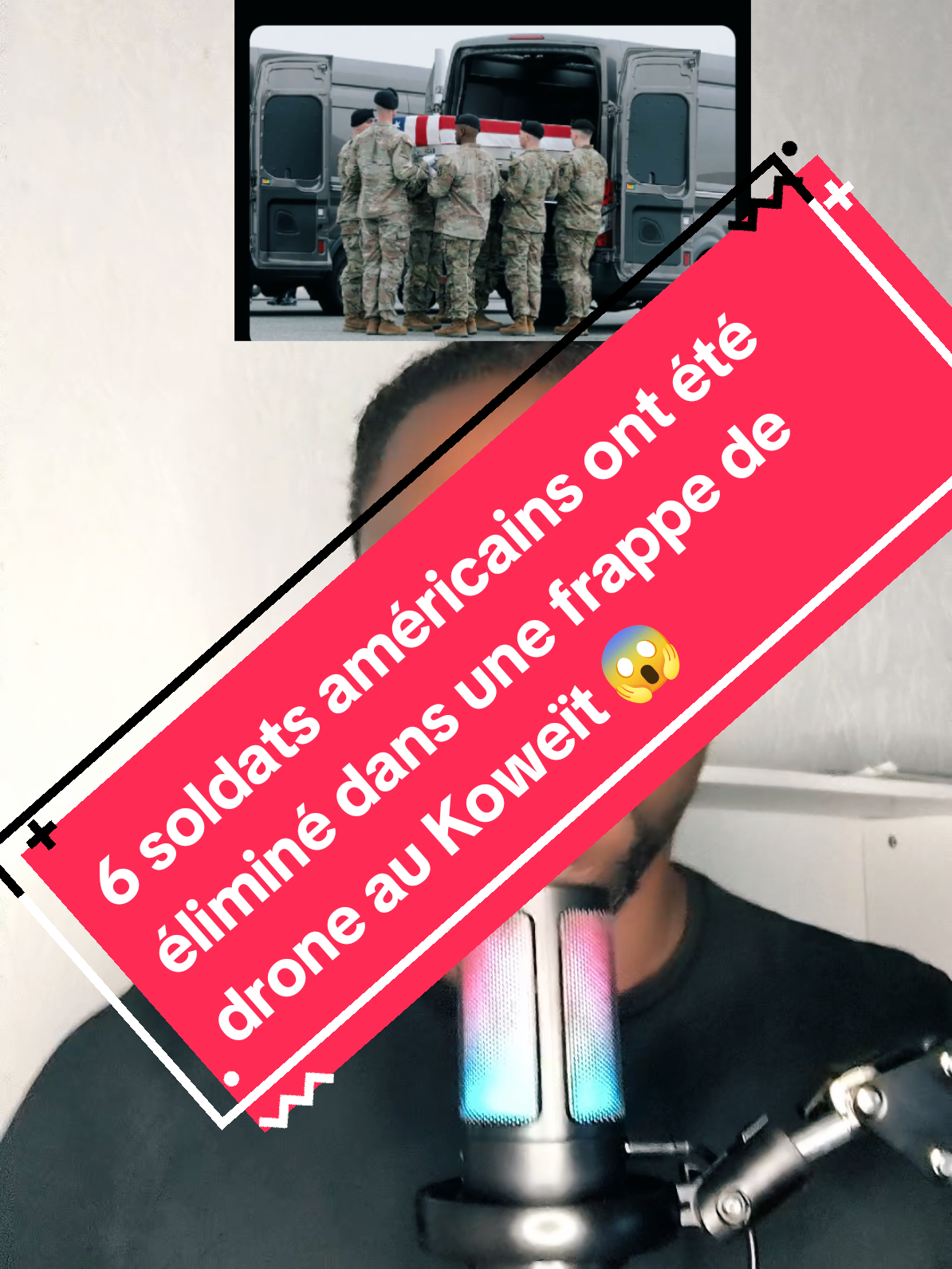 6 soldats américains ont été éliminé dans une frappe de drone au Koweït