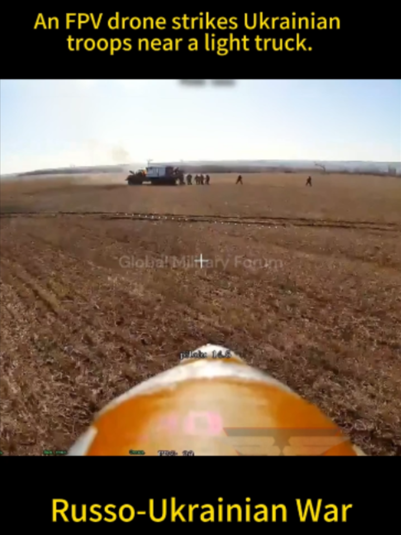 Selon les derniers développements de la guerre Russie-Ukraine, un drone FPV st