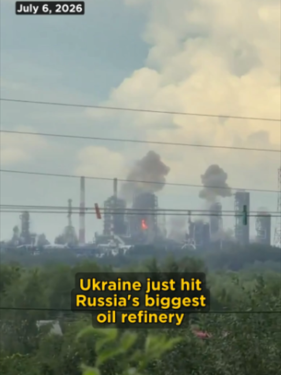 L'Ukraine a frappé pour la première fois la plus grande raffinerie de pétrole de Russie, envoyant le FP-1 d