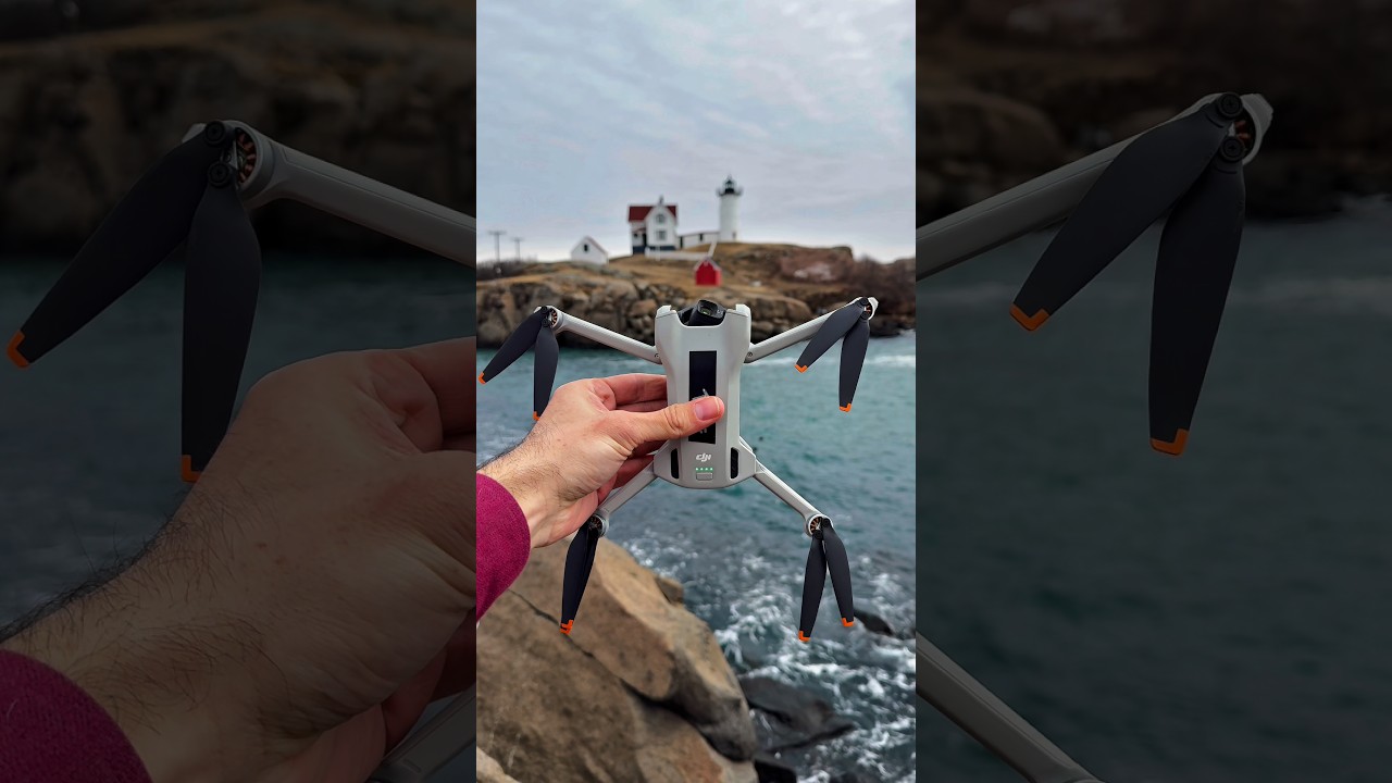 DJI mini 3 takes on 20 mph gust for the shot #drone #djimini3 #dji #dronevideo #asmr #asmrsounds